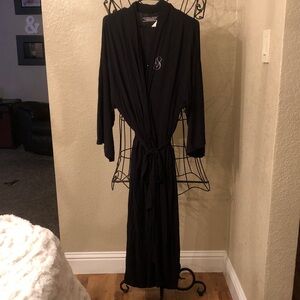 Victoria's Secret Black 3 Piece Sheer Robe Set